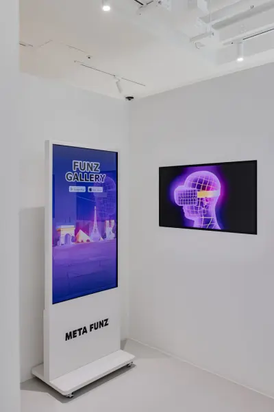 메타버스 감성 미니멀 NFT 갤러리 공간